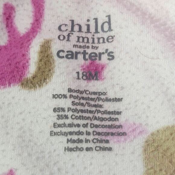 Carter's Fleece Sleeper Bundle 2 Piece Size 18Mo - Picture 5 of 9